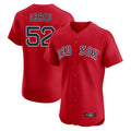 Boston Red Sox #52 Wilyer Abreu Player Red CONTON Limited Elite Home Game Stitched Jerseys1