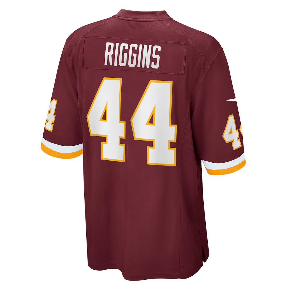 W.Football Team #44 John Riggins Burgundy CONTON Retired Player Jersey