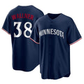 Minnesota Twins #38 Matt Wallner Player Navy CONTONReplica Alternate Home Stitched Jerseys