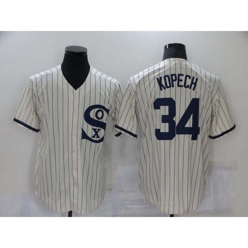 Chicago White Sox #34 Michael Kopech 2021 Cream CONTON Field of Dreams Name Cool Base Stitched Jersey