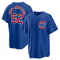 Chicago Cubs #52 Pete Crow-Armstrong Blue CONTON 2024 Cool Base Stitched Jersey