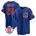 Chicago Cubs #29 Michael Busch Player Royal CONTON 150th Anniversary Home Game Stitched Jerseys