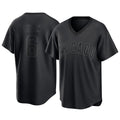 Chicago Cubs #6 Matt Shaw Player Black CONTON T-shirt Home Game Stitched Jerseys