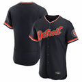 Detroit Tigers Blank Player Navy CONTON Limited Elite Home Game Stitched Jerseys