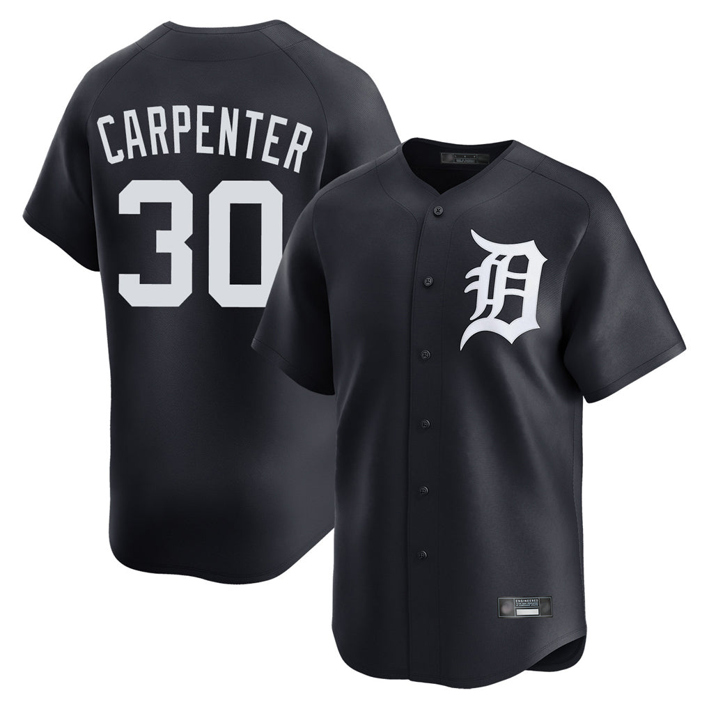 Detroit Tigers #30 Kerry Carpenter Player Navy CONTON Home Limited Game Stitched Jerseys