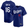 Los Angeles Dodgers #16 Will Smith Player Royal CONTON Limited Home Stitched Jerseys