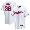 Cleveland Guardians #38 Steven Kwan Player White CONTON Home Game Stitched Jerseys