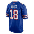 B.Bills #18 Brandin Cooks Royal CONTON Team Game Jersey