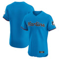 Miami Marlins Blank Player Blue CONTON Home Limited Elite Stitched Jerseys
