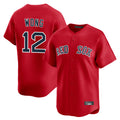 Boston Red Sox #12 Connor Wong Player Red CONTON Limited Home Game Stitched Jerseys1