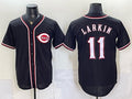 Cincinnati Reds #11 Barry Larkin 2026 Fashion Replica Black CONTON Out Stitched Jersey