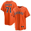 Houston Astros #71 Josh Hader Player Orange CONTON Home Game Stitched Jerseys