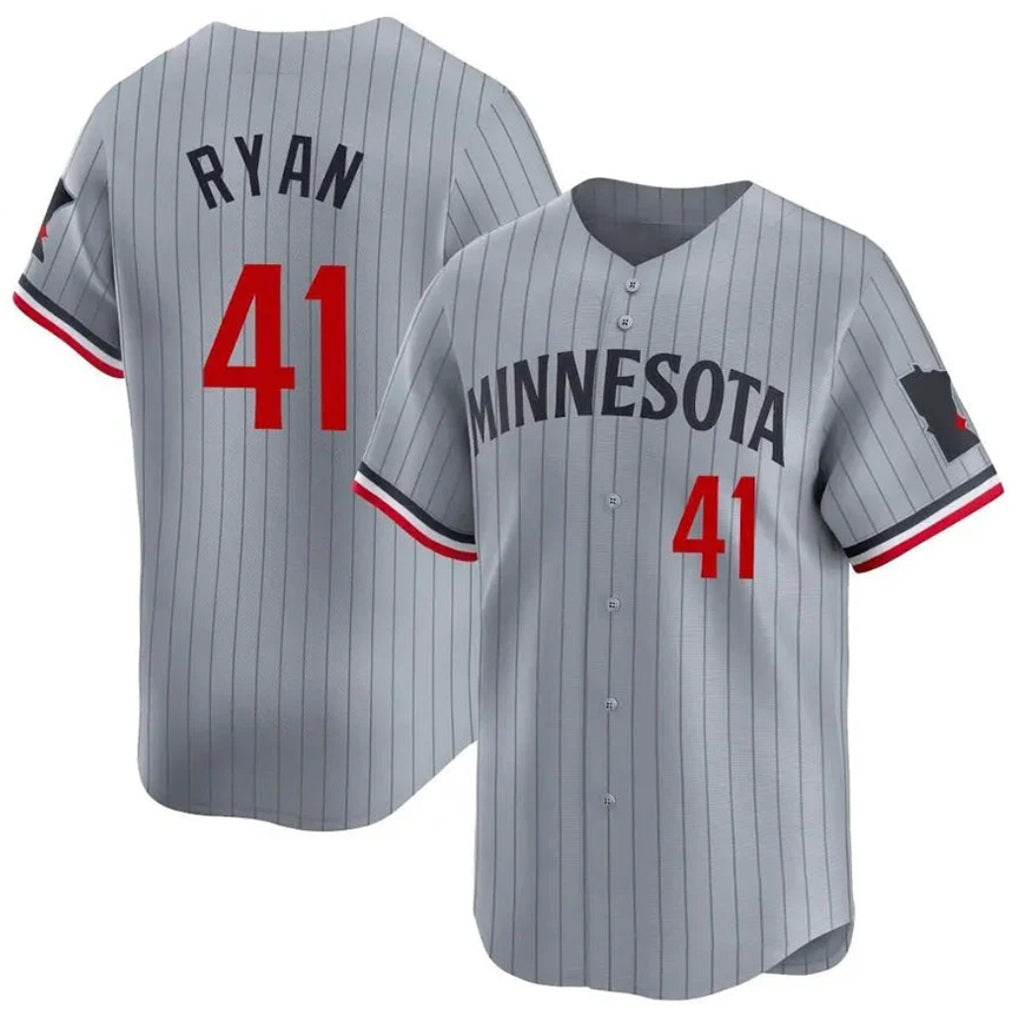 Minnesota Twins #41 Joe Ryan Player Gray CONTONHome Limited Stitched Jerseys