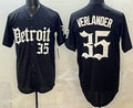 Detroit Tigers #35 Justin Verlander Black CONTON Limited Cool Base Stitched Jersey