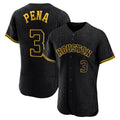 Houston Astros #3 Jeremy Pena Player Black CONTON Snake Skin City Limited Elite Home Stitched Jerseys