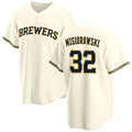 Milwaukee Brewers #32 Jacob Misiorowski Cream CONTON 2025 Stitched Jersey