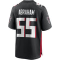 A.Falcons #55 John Abraham Black CONTON Game Retired Player Jersey