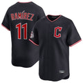 Cleveland Guardians #11 Jose Ramirez Player Navy CONTON Limited Home Stitched Jerseys