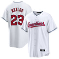 Cleveland Guardians #23 Bo Naylor Player White CONTON Home Game Stitched Jerseys