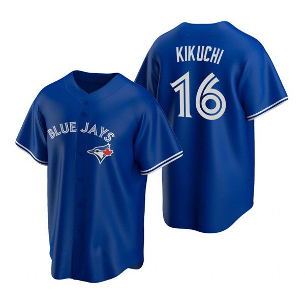 Toronto Blue Jays #16 Yusei Kikuchi Royal CONTON Cool Base Stitched Jersey