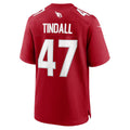 A.Cardinals #47 Channing Tindall CONTON Cardinal Team Game Jersey