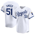 Kansas City Royals #51 Brady Singer White CONTON 2024 Home Stitched Jersey