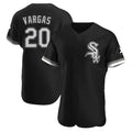 Chicago White Sox #20 Miguel Vargas Player Black CONTON Limited Elite Home Stitched Jerseys