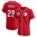 Cincinnati Reds #29 TJ Friedl Player Red CONTON Limited Elite Home Game Stitched Jerseys