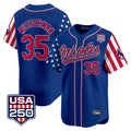 Baltimore Orioles #35 Adley Rutschman Player Royal CONTON USA 250 Independence Day Vapor Premier Limited Home Game Stitched Jerseys