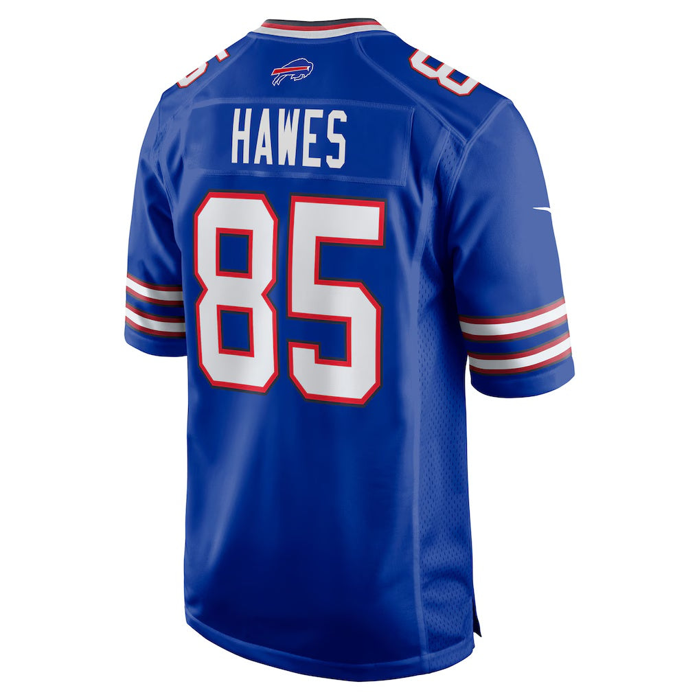 B.Bills #85 Jackson Hawes Royal CONTON Team Game Jersey