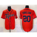 Detroit Tigers #20 Spencer Torkelson Orange CONTON With Patch Cool Base Stitched Jersey