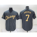 Chicago White Sox #7 Tim Anderson Grey CONTON 2022 All Star Stitched Cool Base Jersey