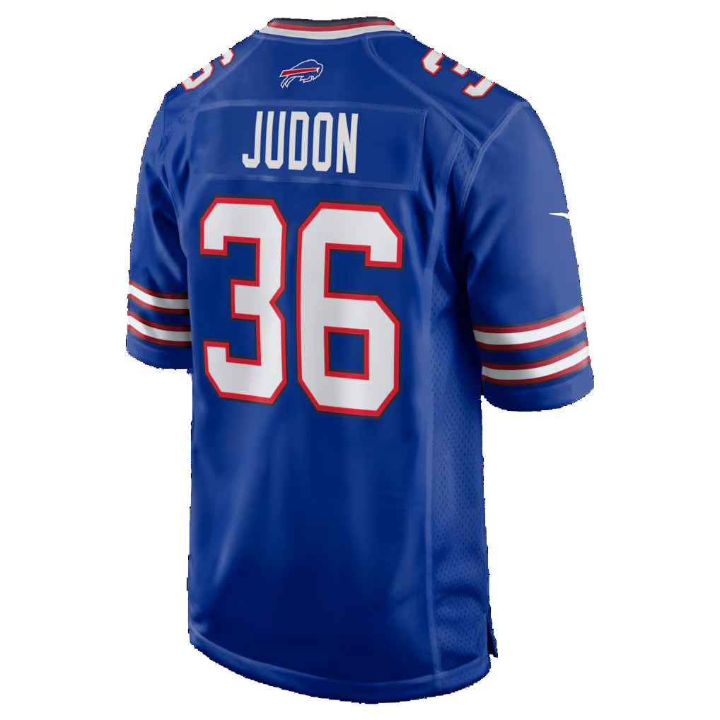 B.Bills #36 Matthew Judon Royal CONTON Team Game Jersey