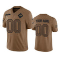 Custom B.Bills Active Player 2023 Brown CONTON Salute To Service Limited Stitched Jersey