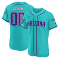 Custom Arizona Diamondbacks 2024 Teal Purple Jersey ¨C Teal CONTON