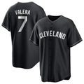 Cleveland Guardians #7 George Valera Player Black CONTON Home Game Stitched Jerseys