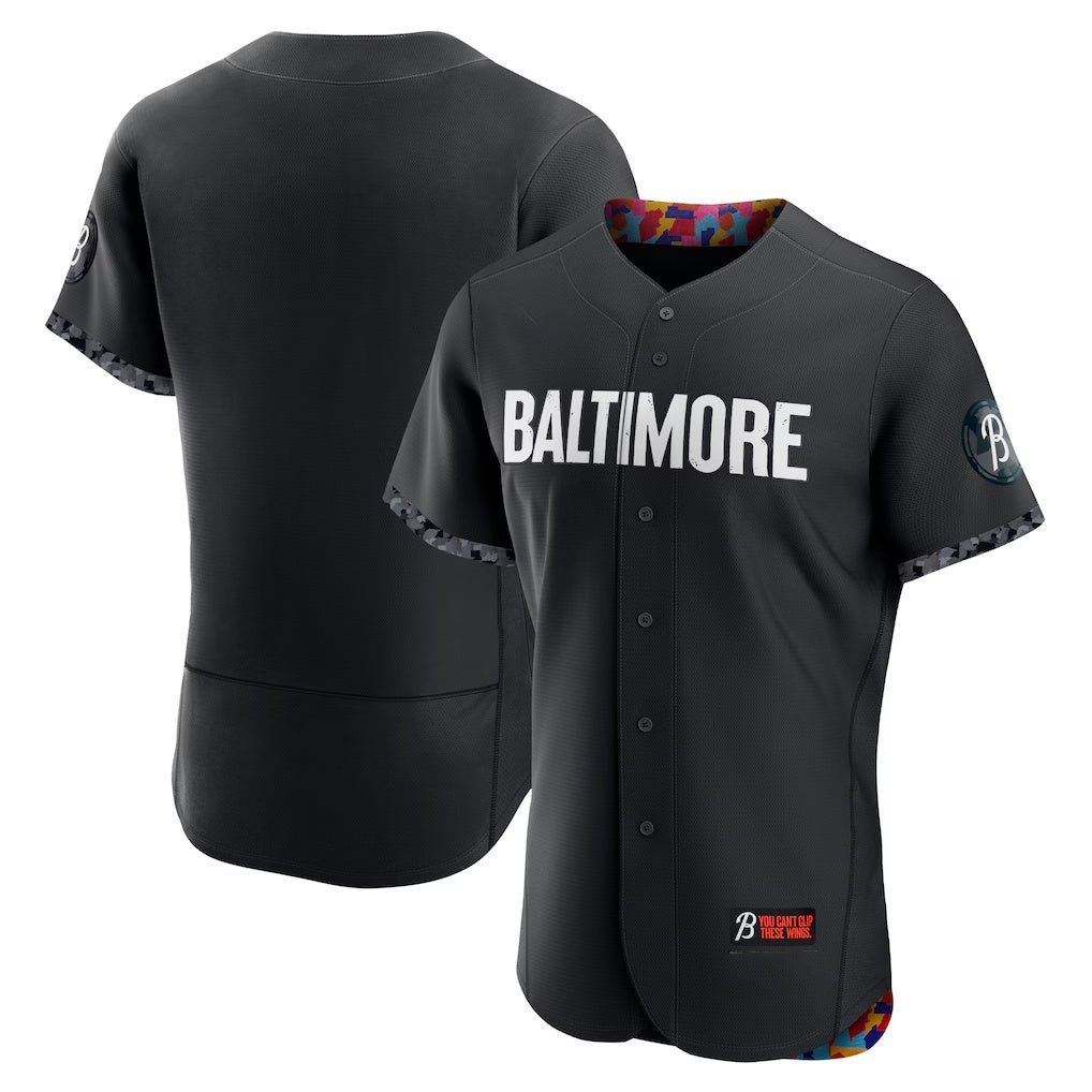 Baltimore Orioles Black CONTON City Connect Authentic Jersey
