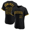 Arizona Diamondbacks #20 Luis Gonzalez Player Black CONTON Snake Skin City Limited Elite Home Game Stitched Jerseys