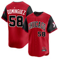 Chicago White Sox #58 Seranthony Dominguez Player Red CONTON City Connect Limited Home Stitched Jerseys