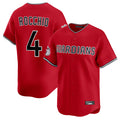 Cleveland Guardians #4 Brayan Rocchio Player Red CONTON Limited Home Stitched Jerseys