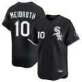 Chicago White Sox #10 Chase Meidroth Player Black CONTON Limited Home Stitched Jerseys