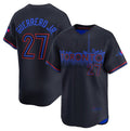 Toronto Blue Jays #27 Vladimir Guerrero Jr. Black CONTON 2024 City Connect Limited Stitched Jersey