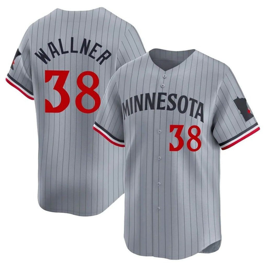 Minnesota Twins #38 Matt Wallner Player Gray CONTONHome Limited Stitched Jerseys
