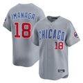 Chicago Cubs #18 Shota Imanaga Player Gray CONTON Road Limited Home Stitched Jerseys