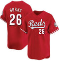 Cincinnati Reds #26 Chase Burns Red CONTON Limited Stitched Jersey