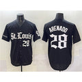 St. Louis Cardinals #28 Nolan Arenado Black CONTON 'Gothic Legacy Edition' Vapor Premier Limited Stitched Jersey
