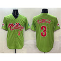 Philadelphia Phillies #3 Bryce Harper Light Green CONTON Phanatic Limited Stitched Jersey
