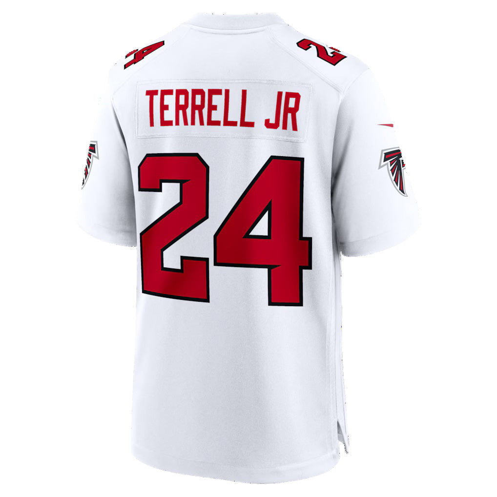 A.Falcons #24 A.J. Terrell White CONTON Game Jersey