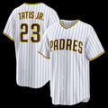 San Diego Padres #23 Fernando Tatis Jr. White CONTON Home Replica Player Jersey