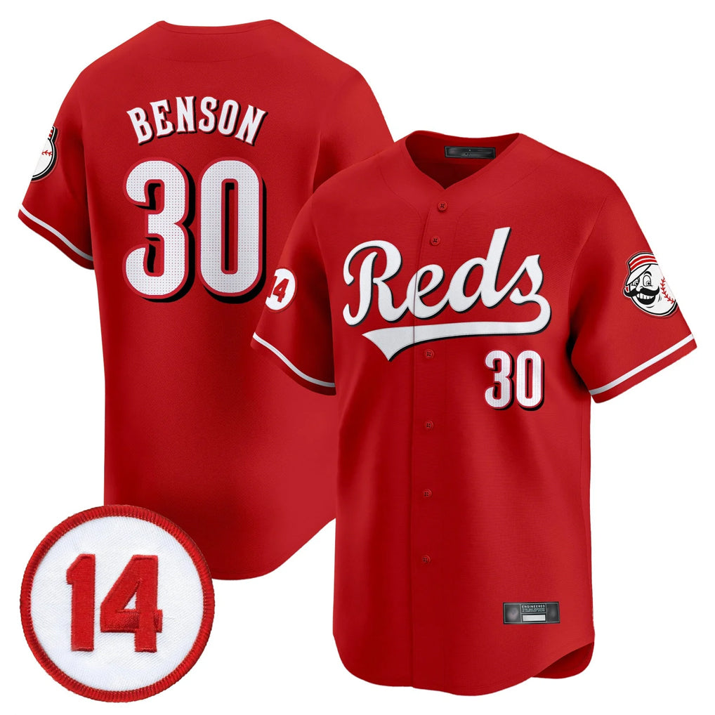 Cincinnati Reds #30 Ken Griffey Player Red CONTON Vapor Premier Limited Home Stitched Jerseys